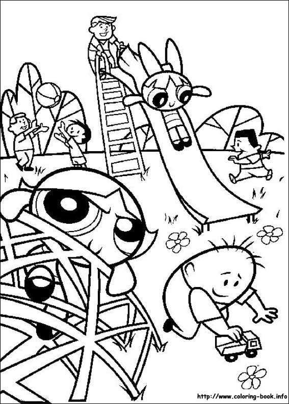 Powerpuff Girls coloring picture